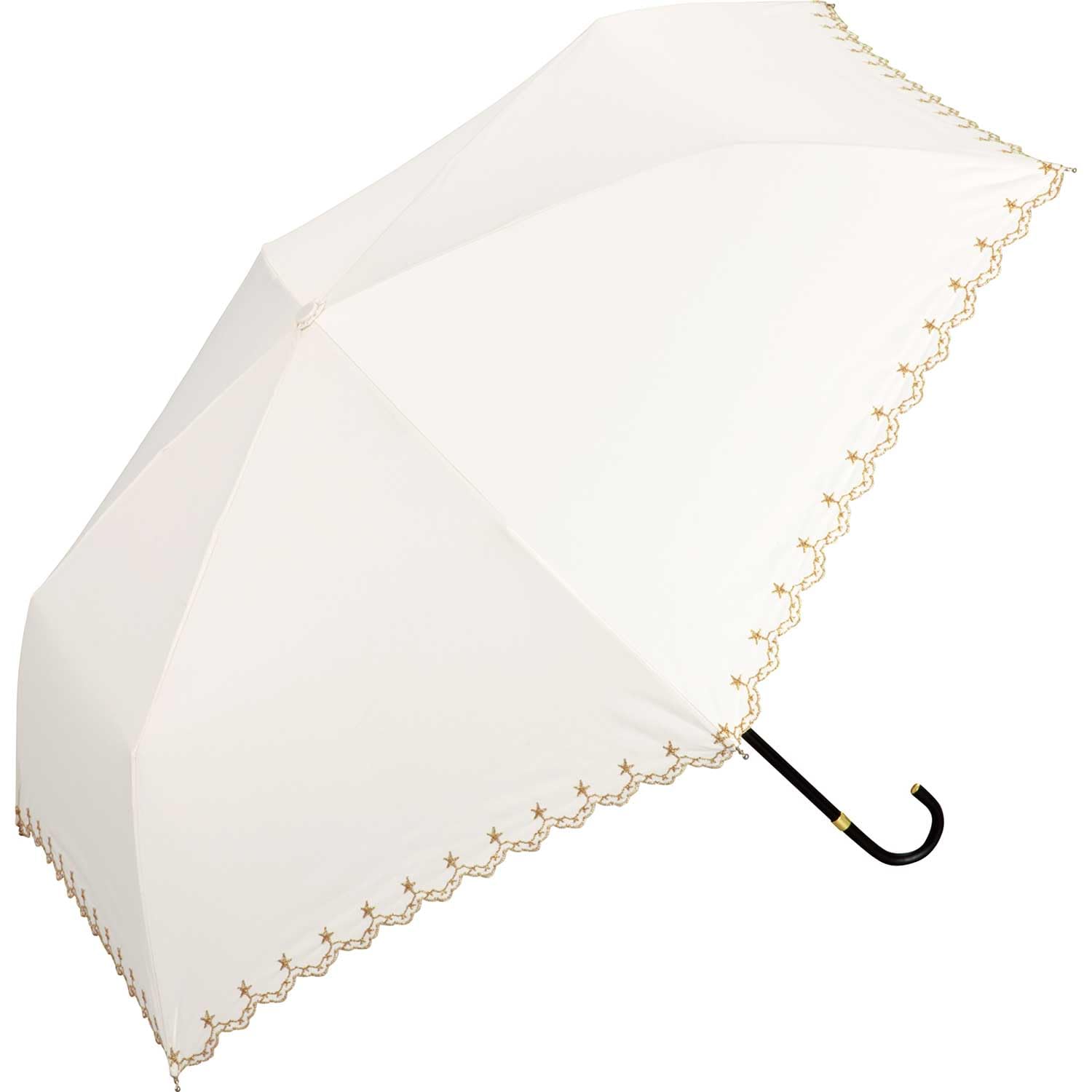 Amazon.co.jp: 【2025】Wpc. 日傘 遮光星柄スカラップ ミニ オフ